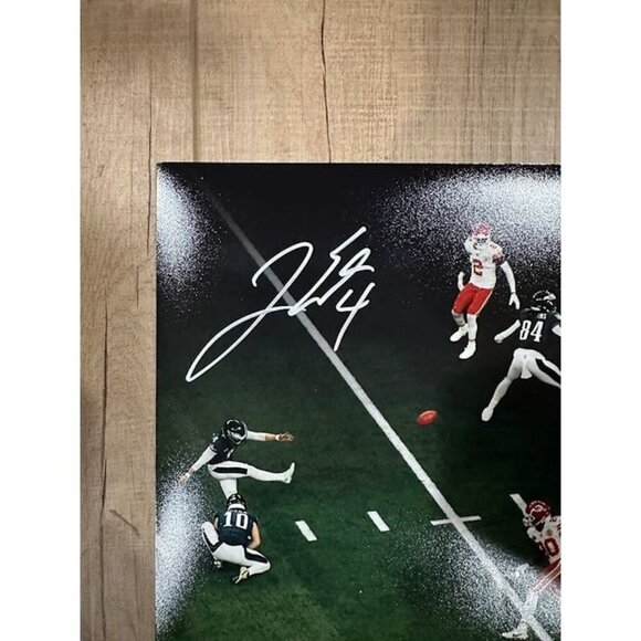 Jake Elliott signed autographed Philadelphia Eagles SBLIX 8x10 Photo PSA - Picture 2 of 3